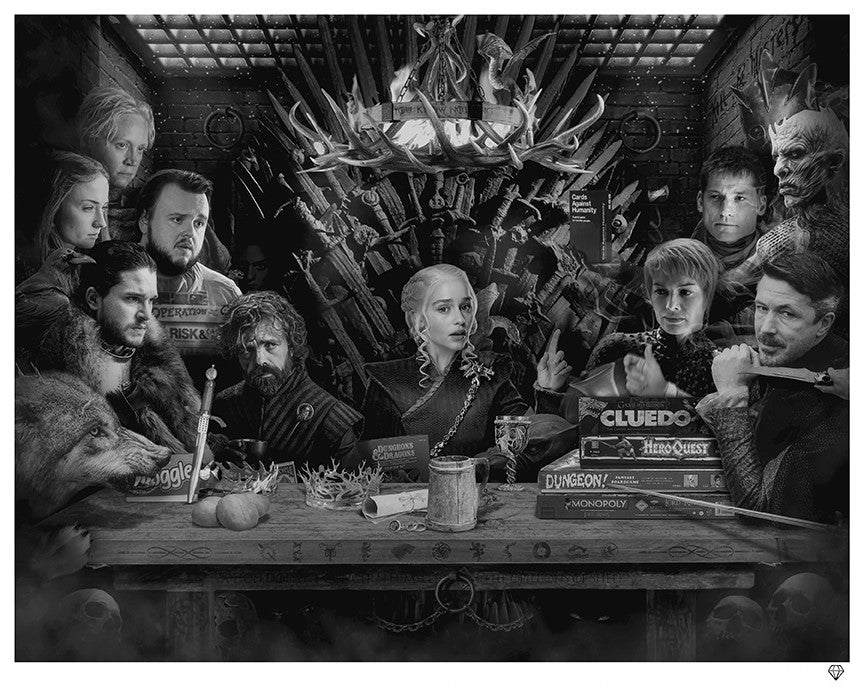 Board Game of Thrones B/W (AP)
