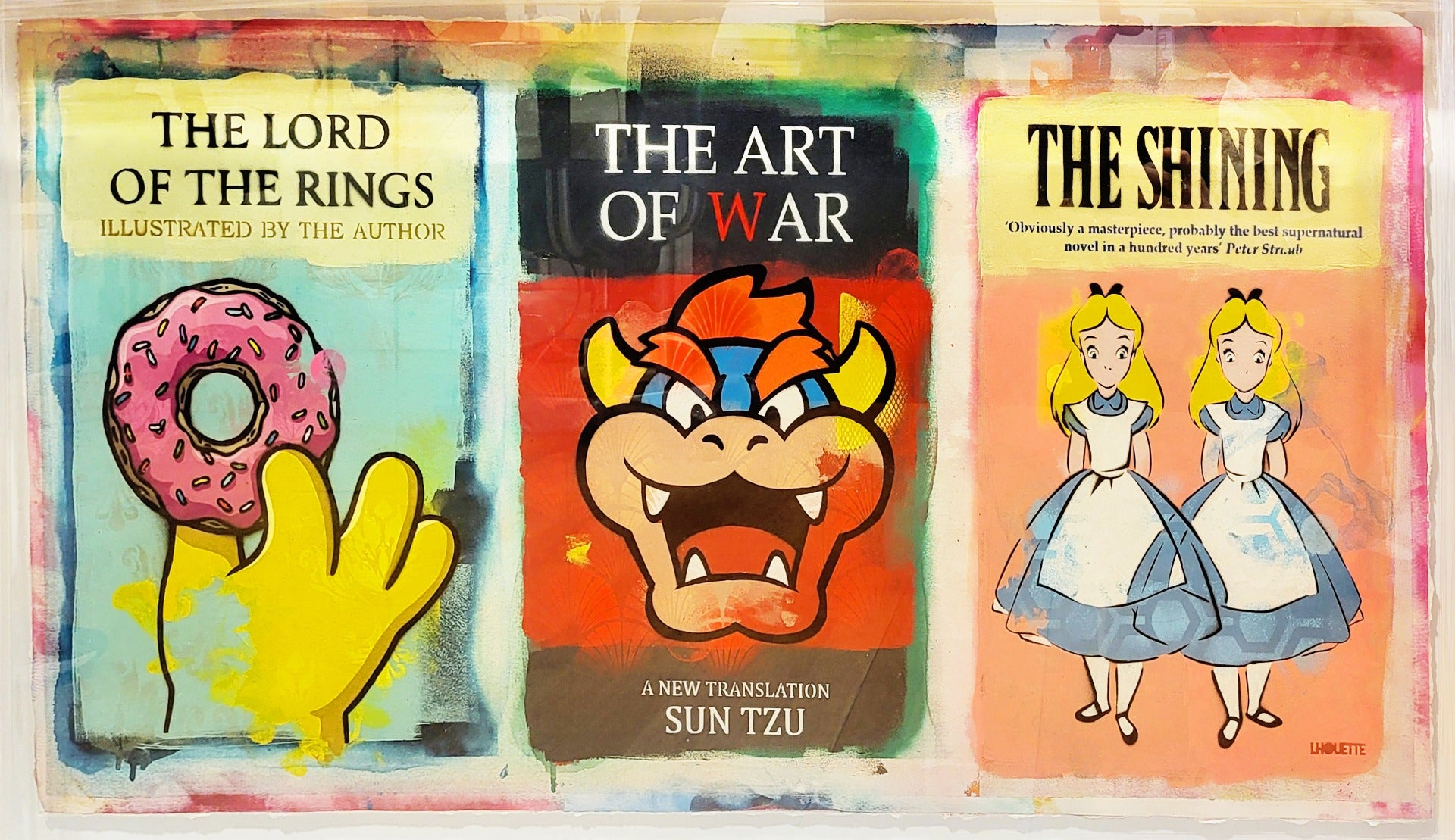 Cover Stories - Paper Triptych (Lord of the Rings, The Art of War, The Shining)